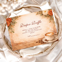 Rustic Fall A Baby Is Brewing Diapper Raffle