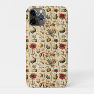 Rustic Fall Botanical with Gourds & Grains iPhone 11 Pro Case