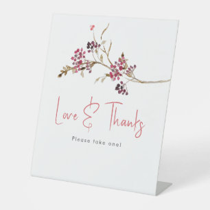 Rustic Fall Bridal Shower Favour Sign