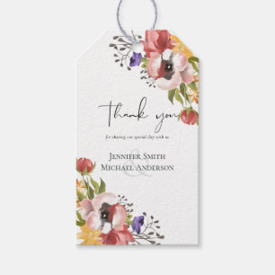 Rustic Fall Colours Wedding Collection - Budget Gift Tags