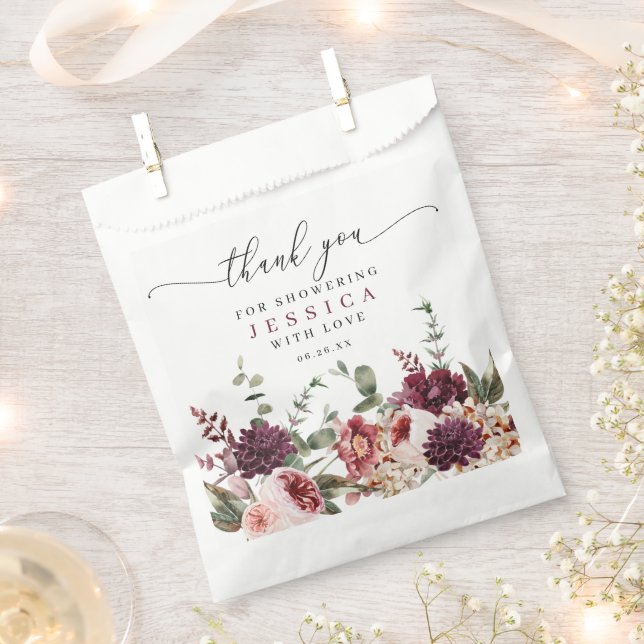 Rustic Fall Country Boho Favour Bag (Clipped)