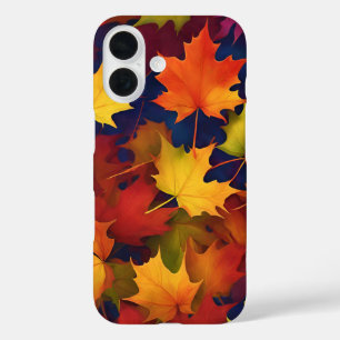 Rustic Fall Foliage iPhone 16 Case