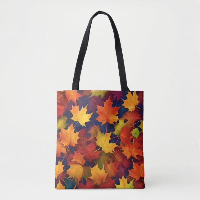 Rustic Fall Foliage Tote (Front)