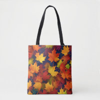 Rustic Fall Foliage Tote