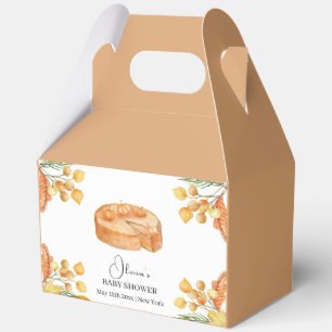 Rustic Fall Little Cutie Pumpkin Pie Baby Shower Favour Box