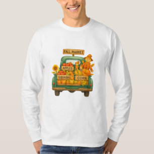 Rustic Fall Market Truck Tee Shirt