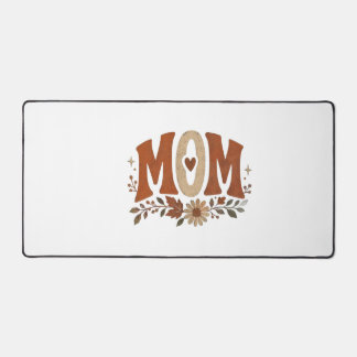 Rustic Fall Mum Floral Autumn Love Desk Mat