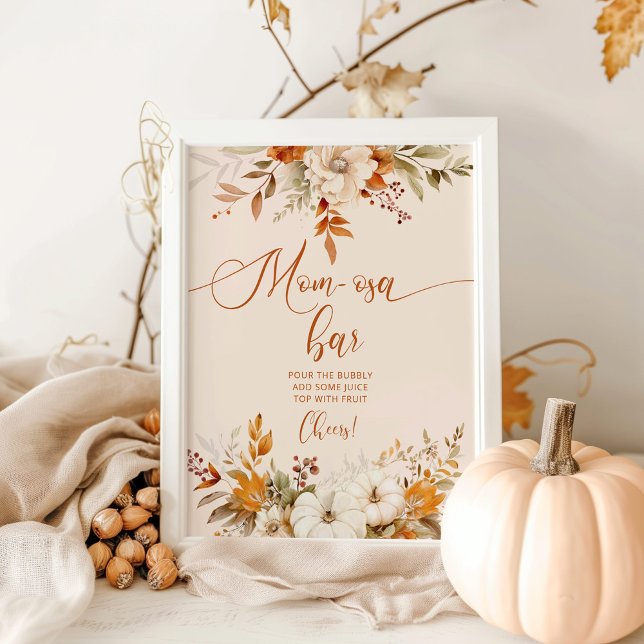 Rustic fall mum-osa bar poster (Creator Uploaded)
