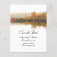 Rustic Fall Save the Date