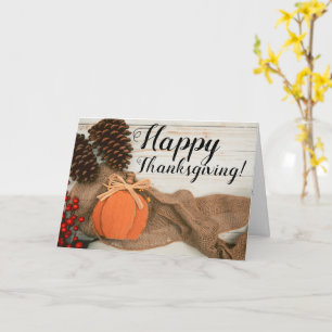 Rustic Fall Scene Greeting Card