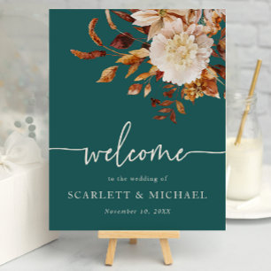 Rustic Fall Welcome Poster