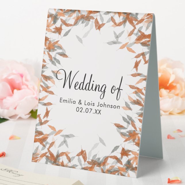 Rustic Falling Leaf Pampas Floating Wedding    (In SItu (Wedding))