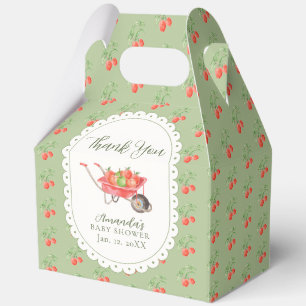 Rustic Farm Harvest Apple Of Our Eye Baby Shower Favour Box
