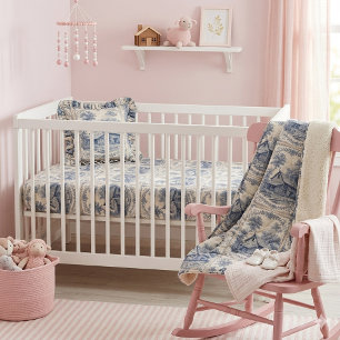 Rustic Farm Scene French Toile Country Home Fabric