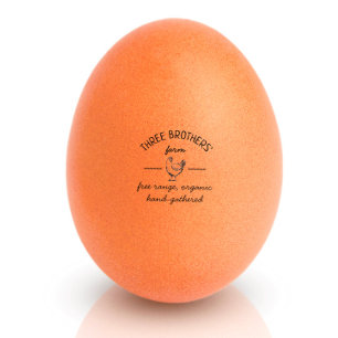 Rustic Farm Vintage Egg  Rubber Stamp