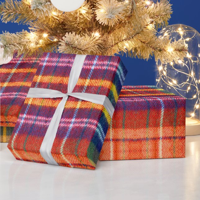 Rustic Farmhouse Buffalo Plaid Gift Wrapping Paper (Holidays)