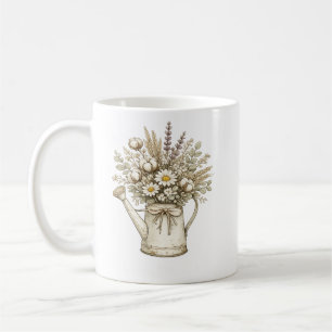 Rustic Farmhouse Watering Can Coffee Mug