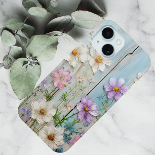 Rustic Farmhouse Wildflower Cottage Floral iPhone 15 Case