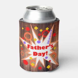 Rustic Father's Day Can Cooler