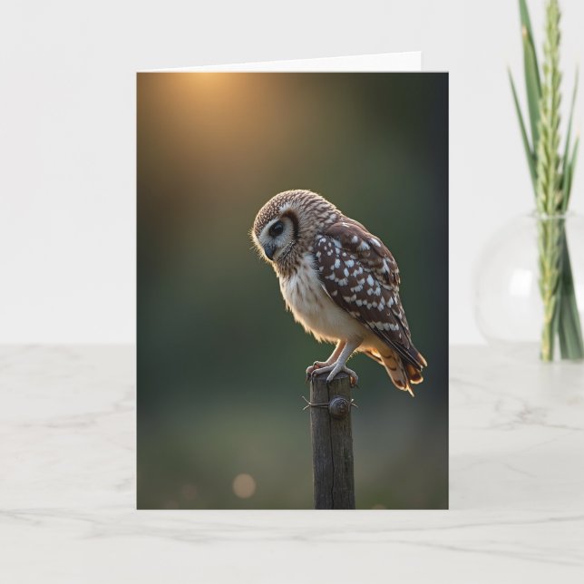 Rustic Fathers Day Image Card (Front)