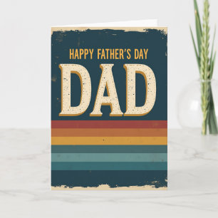 Rustic Fathers Day Letter Card