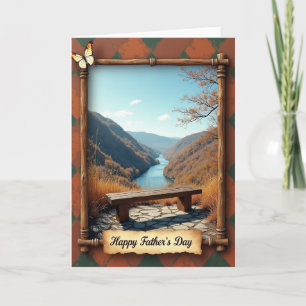 Rustic Fathers Day River Card