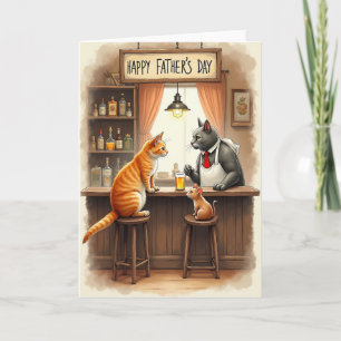 Rustic Fathers Day Tavern Card