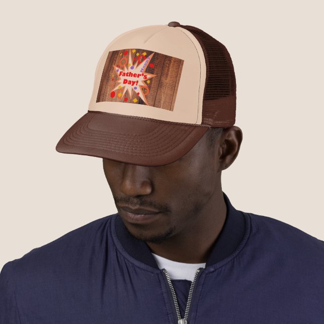 Rustic Father's Day Trucker Hat (In Situ)