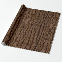 Rustic Faux Piece of Wood Grain Tree Bark
