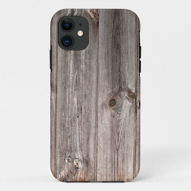Rustic Faux Wood Texture Case-Mate iPhone Case (Back)