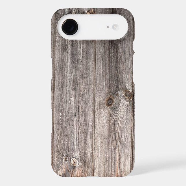 Rustic Faux Wood Texture Case-Mate iPhone Case (Back)