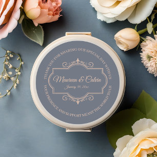 Rustic Filigree, Wedding Classic Round Sticker