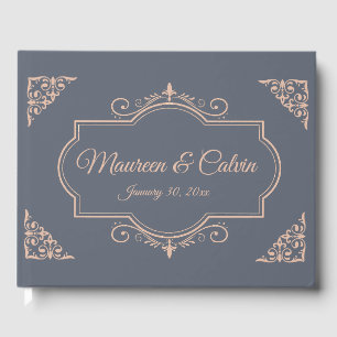 Rustic Filigree, Wedding Guest Book