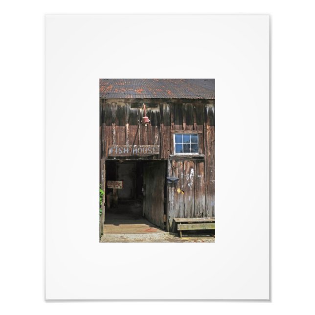 Rustic Fish Dock House Photo (Front)