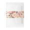 Rustic Floral Belly Band for Wedding Invitations