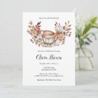 Rustic Floral Bridal Tea