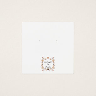 Rustic Floral Earring Earring Jewellery Display Ca