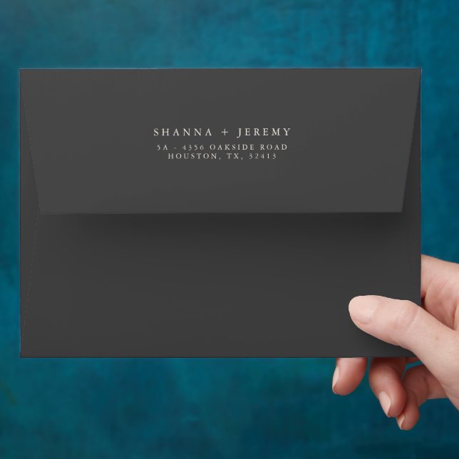 Rustic Floral Elegant | Wedding Envelope (Hand)