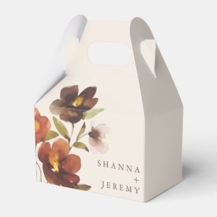 Rustic Floral Elegant   Wedding  Favour Box