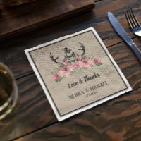 Rustic floral Kraft Hunt is Over Wedding