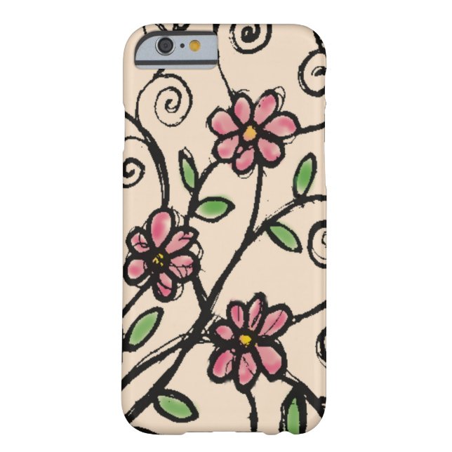 Rustic Floral Pattern Case-Mate iPhone Case (Back)