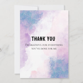 Rustic Floral Thank You Card – Small Business Pack