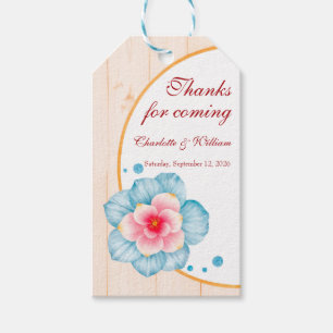 Rustic Floral Wedding Gift Tags