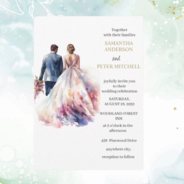 Rustic    Floral  wedding theme invitation (Invite loved ones to your special day with our Rustic Rose Boho Floral wedding invitations )