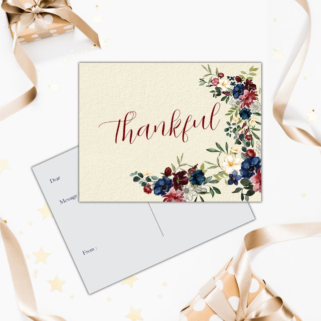 Rustic Florals Holiday Generic Custom Message (Creator Uploaded)