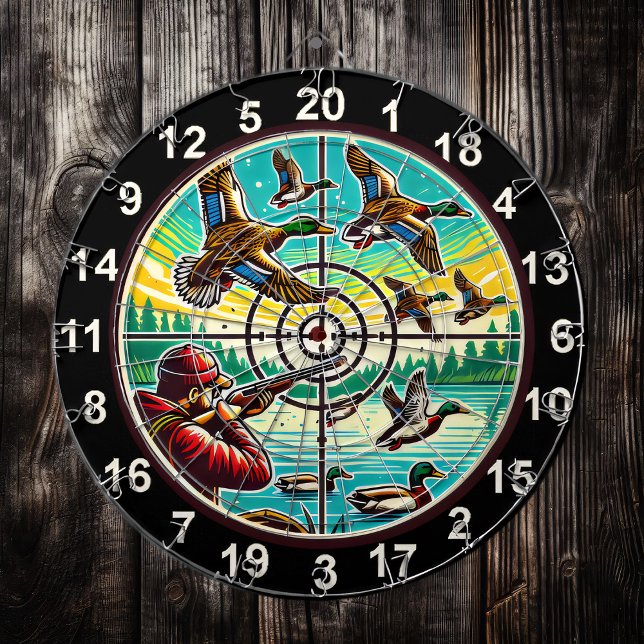 Rustic Flying Ducks Target Art Dartboard (Creator Uploaded)
