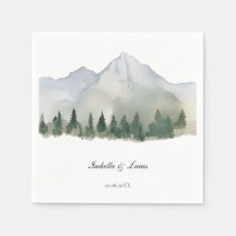 Rustic Forest and Mountain Wedding 