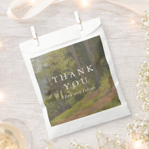 Rustic Forest Elegant Wedding Favour Bag