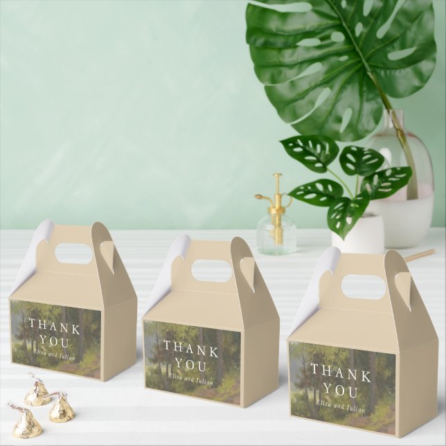 Rustic Forest Elegant Wedding Favour Box (Multiple)