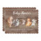 Rustic Forest Friends  Baby Shower Invitation